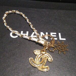 Licensed Authentic CHANEL Pendant Charm Key Holder CC Logo Holiday 2023